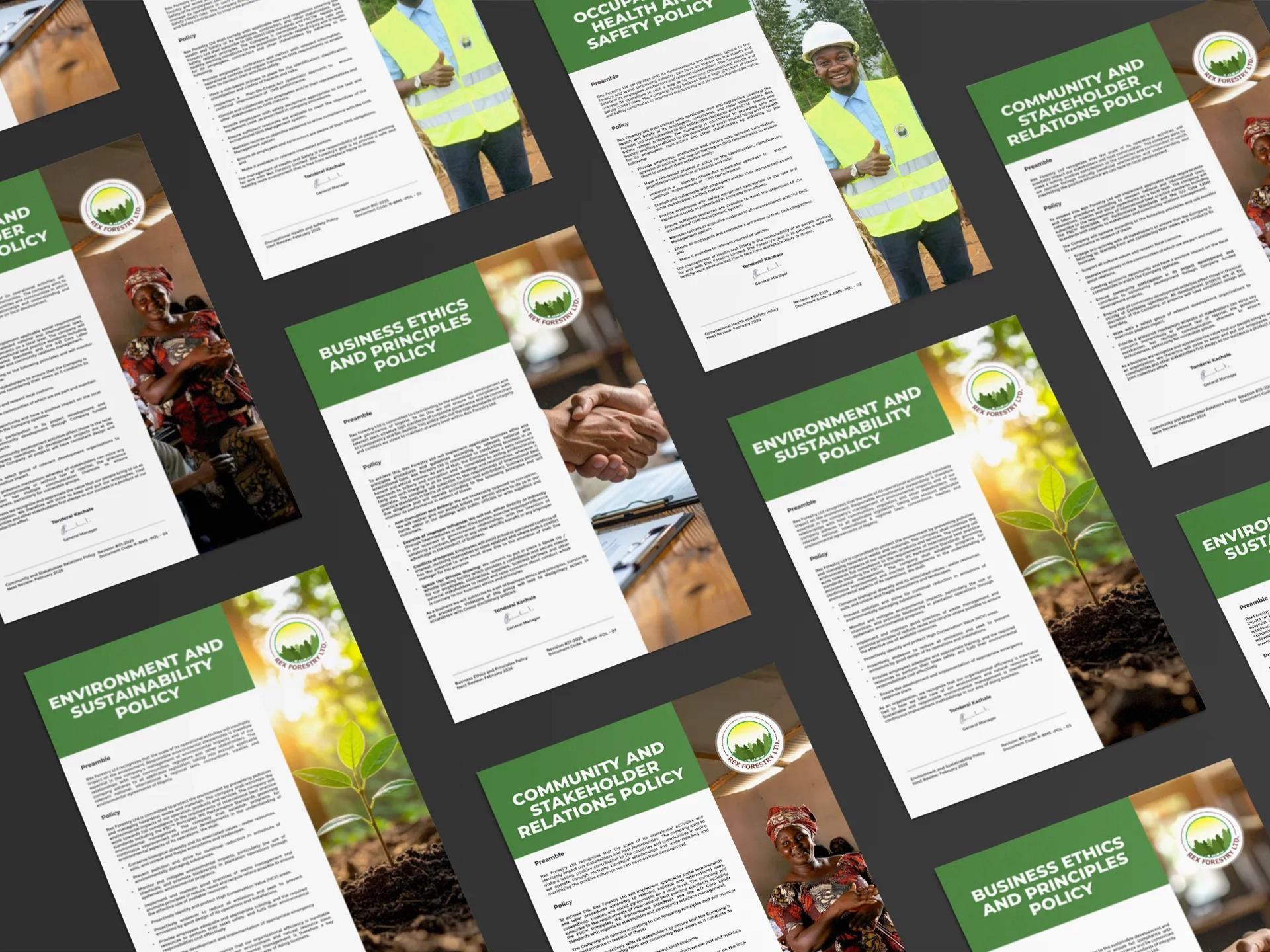 Rex Forestry: Visualizing Sustainability and Ethics Through Poster Design